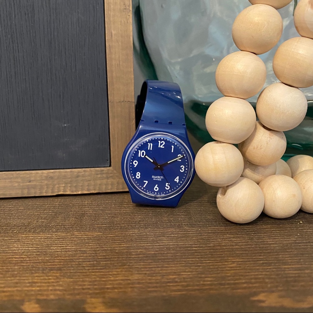 Blue Swatch unisex Watch